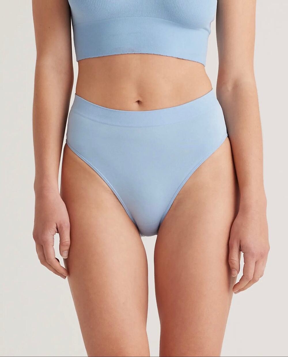BNWT Quince Smoothing Comfort High-Waisted Brief (6-Pack) | French Blue | XL